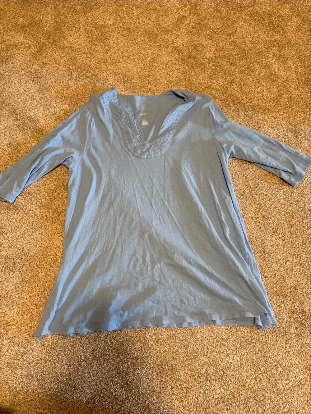 Pure Jill Women’s Light Blue Tunic Top